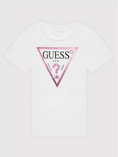 Koszulki dla chłopców - Guess T-Shirt J73I56 K8HM0 Biały Regular Fit - grafika 1