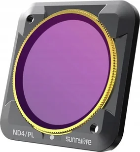 SunnyLife FILTR HYBRYDOWY SZARY Z POLARYZACJĄ ND4/PL DO DJI OSMO ACTION 2 - Akcesoria do kamer sportowych - miniaturka - grafika 1