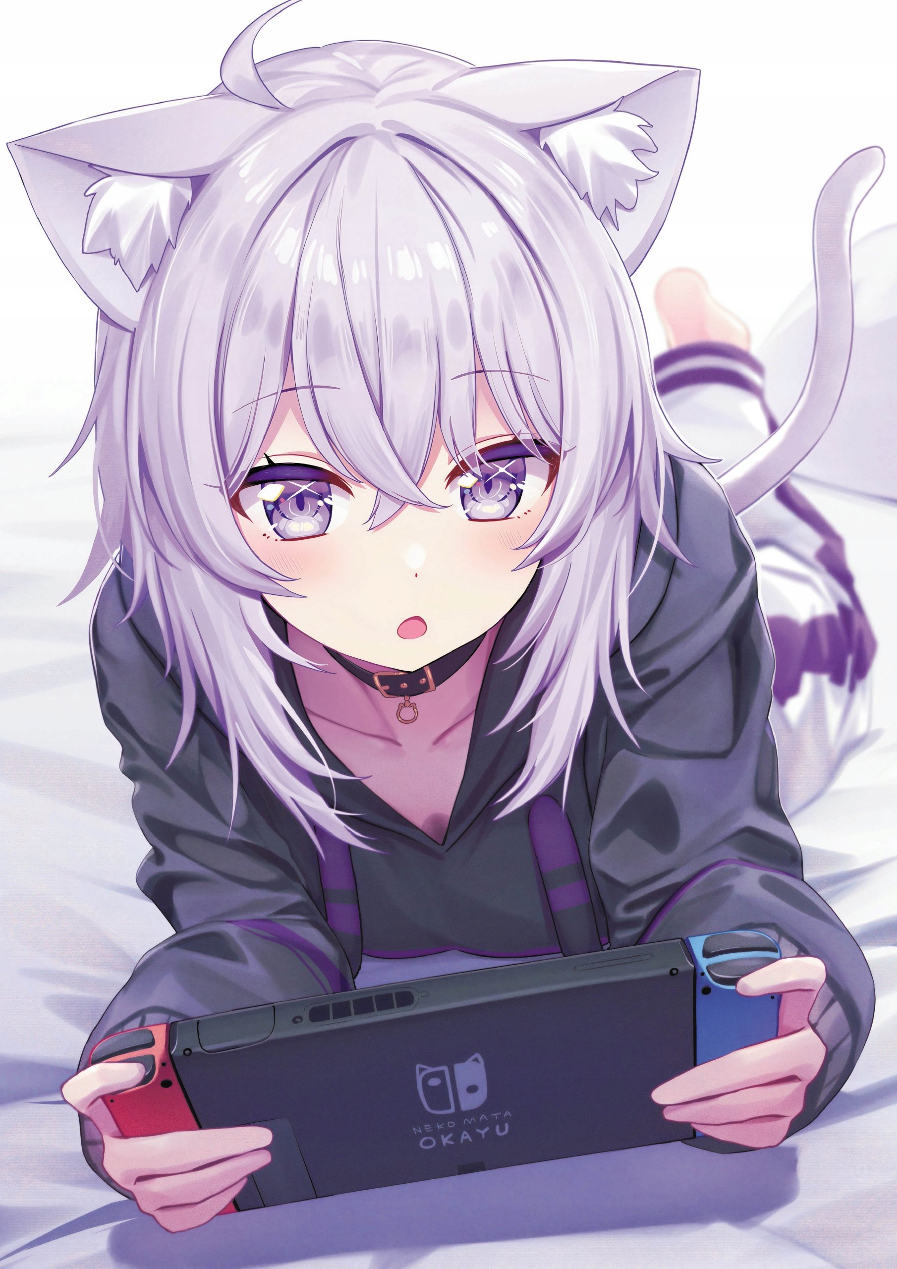 Plakat A3 Nekomata Okayu Hololive vtuber anime