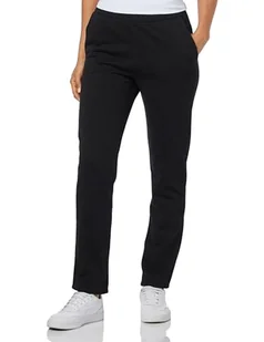 Armani Exchange Damskie spodnie dresowe zwężane French Terry, czarny, S - Spodnie damskie - miniaturka - grafika 1
