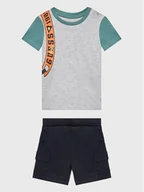 Spodenki damskie - Guess Komplet t-shirt i szorty sportowe I3RG17 K9ND0 Kolorowy Regular Fit - miniaturka - grafika 1