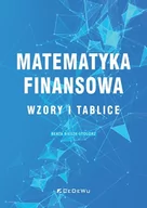 Finanse, księgowość, bankowość - CeDeWu Matematyka finansowa Wzory i tablice - miniaturka - grafika 1