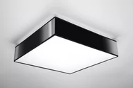 Lampy sufitowe - Sollux Lighting Plafon HORUS 45 czarny - miniaturka - grafika 1