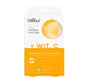 L'biotica Hydro Fusion Hydrożelowe płatki pod oczy z witaminą C 2szt - Kosmetyki pod oczy - miniaturka - grafika 1