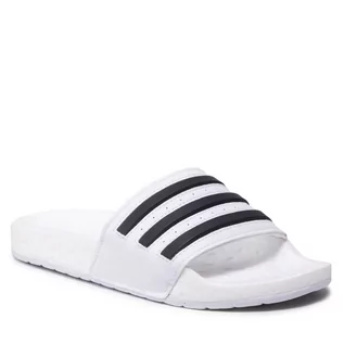 Klapki i japonki damskie - Adidas Klapki adilette Boost FY8155 Cloud White/Core Black/Cloud White - grafika 1