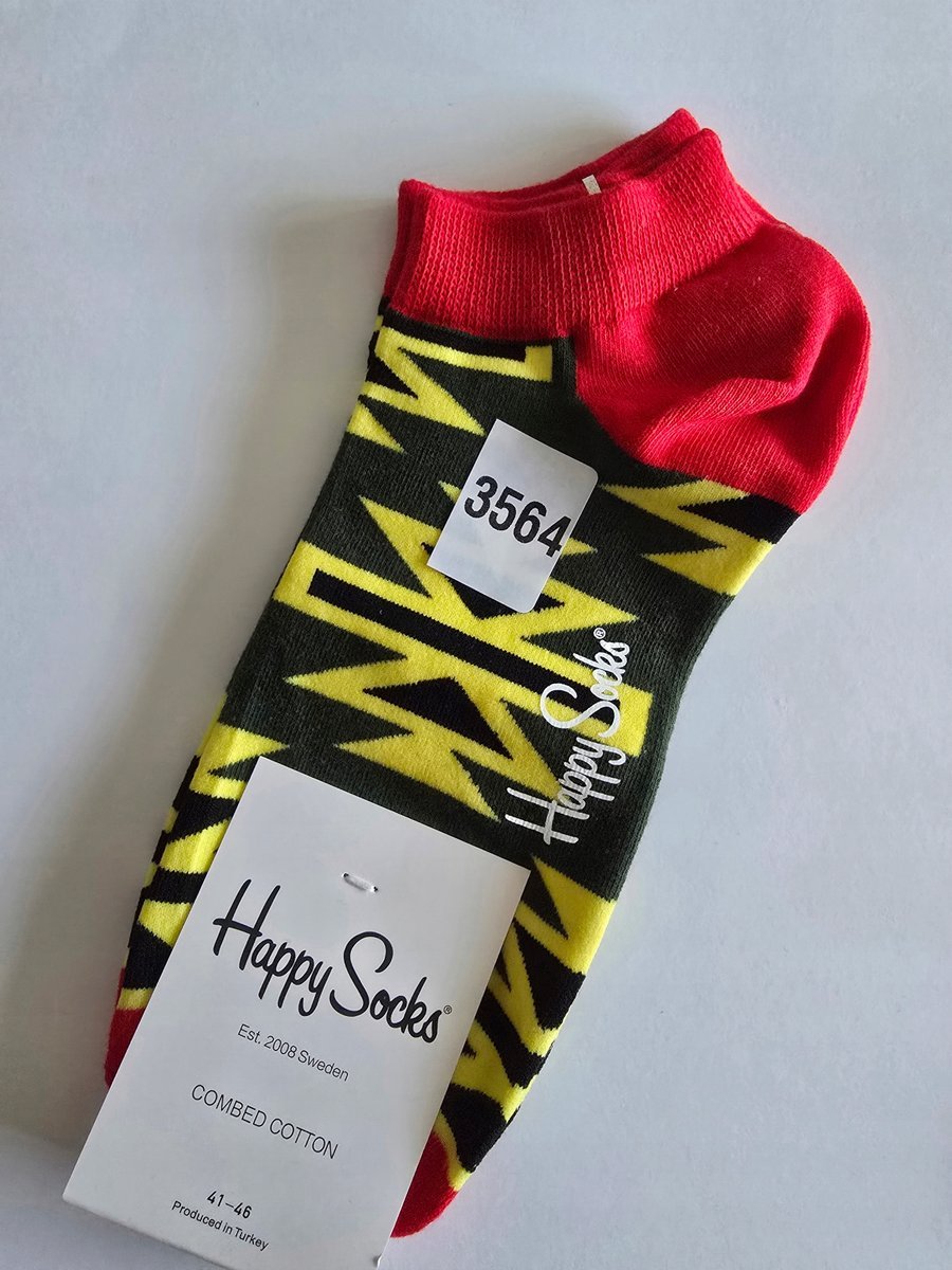 Kolorowe skarpety Happy Socks stopki unisex rozmiar 41-46 (3564)