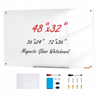 Tablica magnetyczna szklana 120 x 80 cm - Tablice i flipcharty - miniaturka - grafika 1