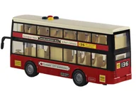Samochody i pojazdy dla dzieci - DLA DZIECI AUTOBUS PIĘTROWY ŚWIATŁA DŹWIĘKI CZERWONY - miniaturka - grafika 1