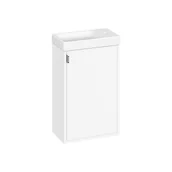 Szafki łazienkowe - Szafka z umywalką zestaw Atrato 40x22 cm biała Cersanit - miniaturka - grafika 1