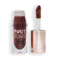 Błyszczyki do ust - Makeup Revolution Pout Bomb Shimmer Lip Gloss Błyszczyk do Ust Chocolate Sparkle - miniaturka - grafika 1