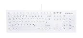 Klawiatury - Contour Design Active Key AK-C8100 klawiatura Biuro RF Wireless Niemiecki Biały AK-C8100-W/GE - miniaturka - grafika 1