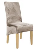 Pokrowce na meble - Pokrowiec na krzesło xl popiel welur elastyczny [21dl] - miniaturka - grafika 1