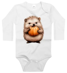 Body dziecięce Jeż Trzymający Dynię Dzień Jeża Dyni Jesieni 74/80 - Body dla niemowląt Body dziecięce Jeż Trzymający Dynię Dzień Jeża Dyni Jesieni 74/80 - Body dla niemowląt - miniaturka - grafika 1