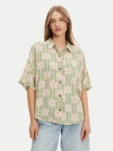 Roxy Koszula Beach Nostalgia ERJWT03665 Zielony Regular Fit - Koszule damskie - miniaturka - grafika 1