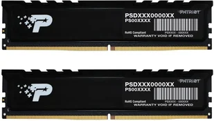 Patriot Premium Black DDR5 2x8GB 5600MHz PSP516G5600KH1 - Pamięci RAM - miniaturka - grafika 1