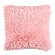 Poszewki na poduszki - Poszewka SHAGGY 45 x 45 cm pudrowy róż - miniaturka - grafika 1