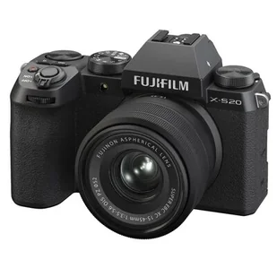 FUJIFILM X-S20 Czarny + Obiektyw XC 15-45mm Kit  - Aparaty Cyfrowe - miniaturka - grafika 1