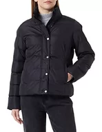 Kurtki damskie - Blue Seven Damska kurtka pikowana, czarna, 40 - miniaturka - grafika 1