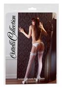 Bielizna erotyczna damska - Stockings white 3 - miniaturka - grafika 1