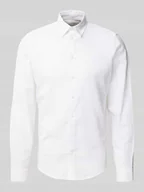 Koszule męskie - Koszula lniana o kroju regular fit z kołnierzykiem typu button down model ‘Anton’ - miniaturka - grafika 1