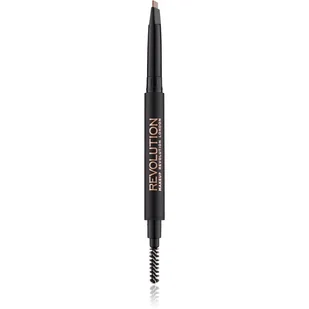 Makeup Revolution Duo Brow Definer precyzyjny ołówek do brwi odcień Light Brown 0,15 g - Kredki do oczu - miniaturka - grafika 1