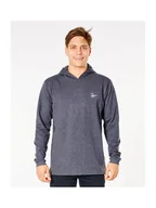 Bluzy męskie - Bluza RIP CURL Vaporcool Fusion Hood - czarny S - miniaturka - grafika 1