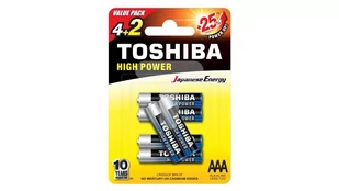 Toshiba Baterie alkaliczne LR03GCNP BP6 2F - Baterie i akcesoria - miniaturka - grafika 2