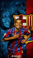Puzzle - PUZZLE Ronaldinho Gaucho Fc Barcelona Barca + IMIĘ Pudełko 120 el. - miniaturka - grafika 1