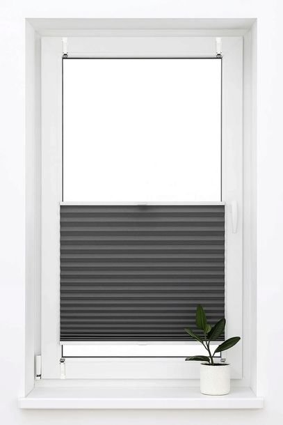 Roleta plisowana TERMO zaciemniająca 100% VANTA 38x150cm BLACKOUT bezinwa.