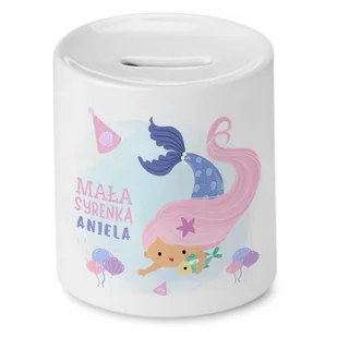 Skarbonka 330 ml Dla Anieli Córki Dziecka Prezent z Nadrukiem ze Zdjęciem - Skarbonki - miniaturka - grafika 1