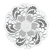 Obrusy i serwetki - Serwetka żakardowa okrągła 30 x 30 - miniaturka - grafika 1