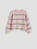 Swetry damskie - Reserved - Wzorzysty sweter - wielobarwny - miniaturka - grafika 1