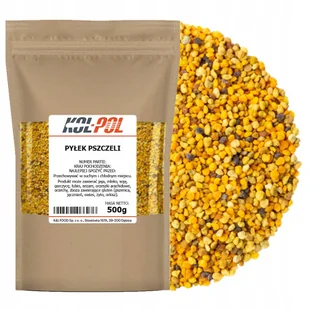 PYŁEK PSZCZELI KWIATOWY 500g Naturalny pyłek świeży wysoka jakość Kol-Pol - Miód - miniaturka - grafika 1