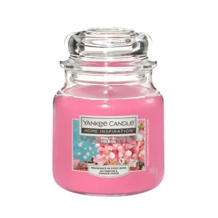 Yankee Candle Świeca Home Inspiration Pink Pine średni słoik 340 g - Świece - miniaturka - grafika 1