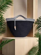 Torebki damskie - Boho torebka koszyk na lato ze sznurka bawełnianego TS041 - miniaturka - grafika 1