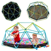 Place zabaw - TP Toys Metalowa Kopuła Wspinaczkowa Z Piaskownicą Ogrodowa Do Ogrodu Do Wspinania - miniaturka - grafika 1