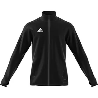 Kurtki męskie - Adidas męska kurtka treningowa Tiro 17 czarny/biały XL BJ9294 - grafika 1