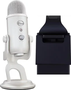 Mikrofon Blue Yeti USB White Mist 988-000533 + Lampa Litra Glow - Mikrofony komputerowe - miniaturka - grafika 1