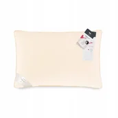 Poduszki - Poduszka 70x80 z pierza 100% pierze gęsie biel Exclusive polski produkt lekka - miniaturka - grafika 1