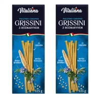 Paluszki - NaturaVena Paluszki chlebowe Grissini z rozmarynem Zestaw 2 x 125 g Bio - miniaturka - grafika 1