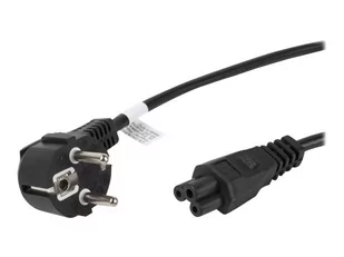 LANBERG Kabel zasilający CEE 7/7-&gt;IEC 320 C5 1.8m prosty VDE - Części i akcesoria do laptopów - miniaturka - grafika 1