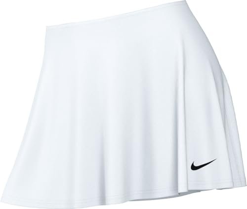 Nike Damska sukienka W Nkdf Vcty Skrt Mrregflcy, biały/czarny, M