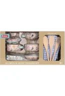 Zabawy w naśladowanie dorosłych - Zestaw kuchenny metalowy 10el - miniaturka - grafika 1