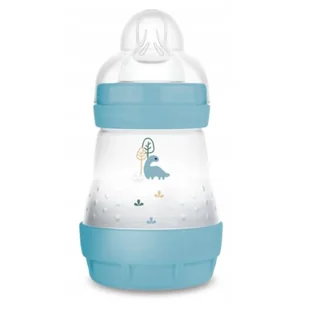 MAM Perfect Start Butelka antykolkowa 0m+ 160ml niebieska - Kubki dla dzieci - miniaturka - grafika 1