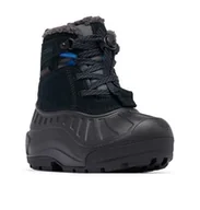 Buty dla dziewczynek - Columbia Młodzieżowe buty dziecięce Powderbug Alpejskie, wodoodporne, śniegowce, ciemnoszare, niebieskie (Mountain Blue), 11,5, Ciemnoszary błękit górski, 11.5 UK Child - miniaturka - grafika 1