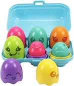 Zabawki interaktywne dla dzieci - Jajeczka z dźwiękami niebieskie Toomies TOMY - miniaturka - grafika 1
