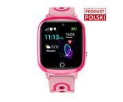 Smartwatch - GoGPS K17PK Różowy - miniaturka - grafika 1