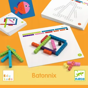 Djeco Djeco Edukacinis žaidimas - Eduludo - Batonnix - Zabawki interaktywne dla dzieci - miniaturka - grafika 1