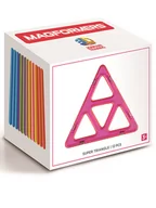 Klocki - Magformers 12-częściowy zestaw magnetyczny "Super Triangle" - 3+ - miniaturka - grafika 1