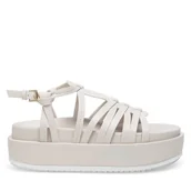 Sandały damskie - Sandały Badura WYL3857-2 Biały - miniaturka - grafika 1